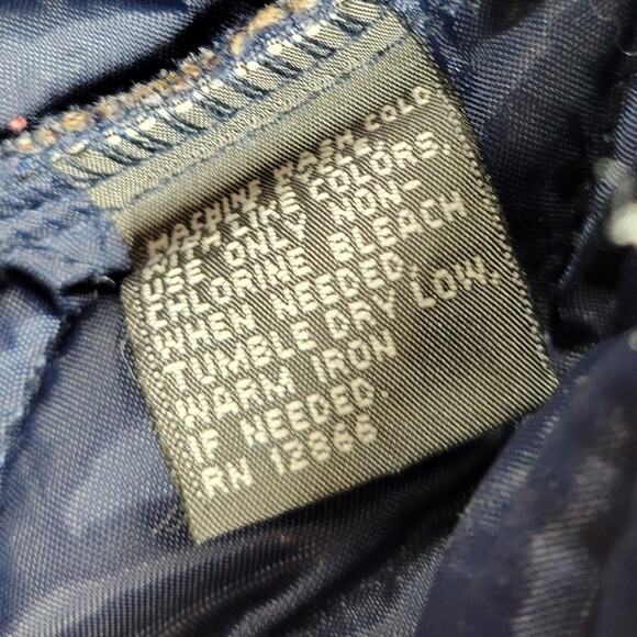 VTG Outdoor Exchange Flannel Shacket M Brown Blue Plaid Buttons Quilt Lined 90s - Picture 2 of 11